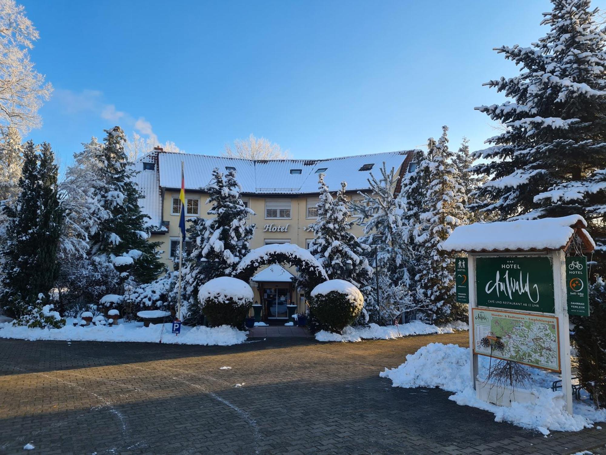 Hotel Am Wald B&B Michendorf Bagian luar foto